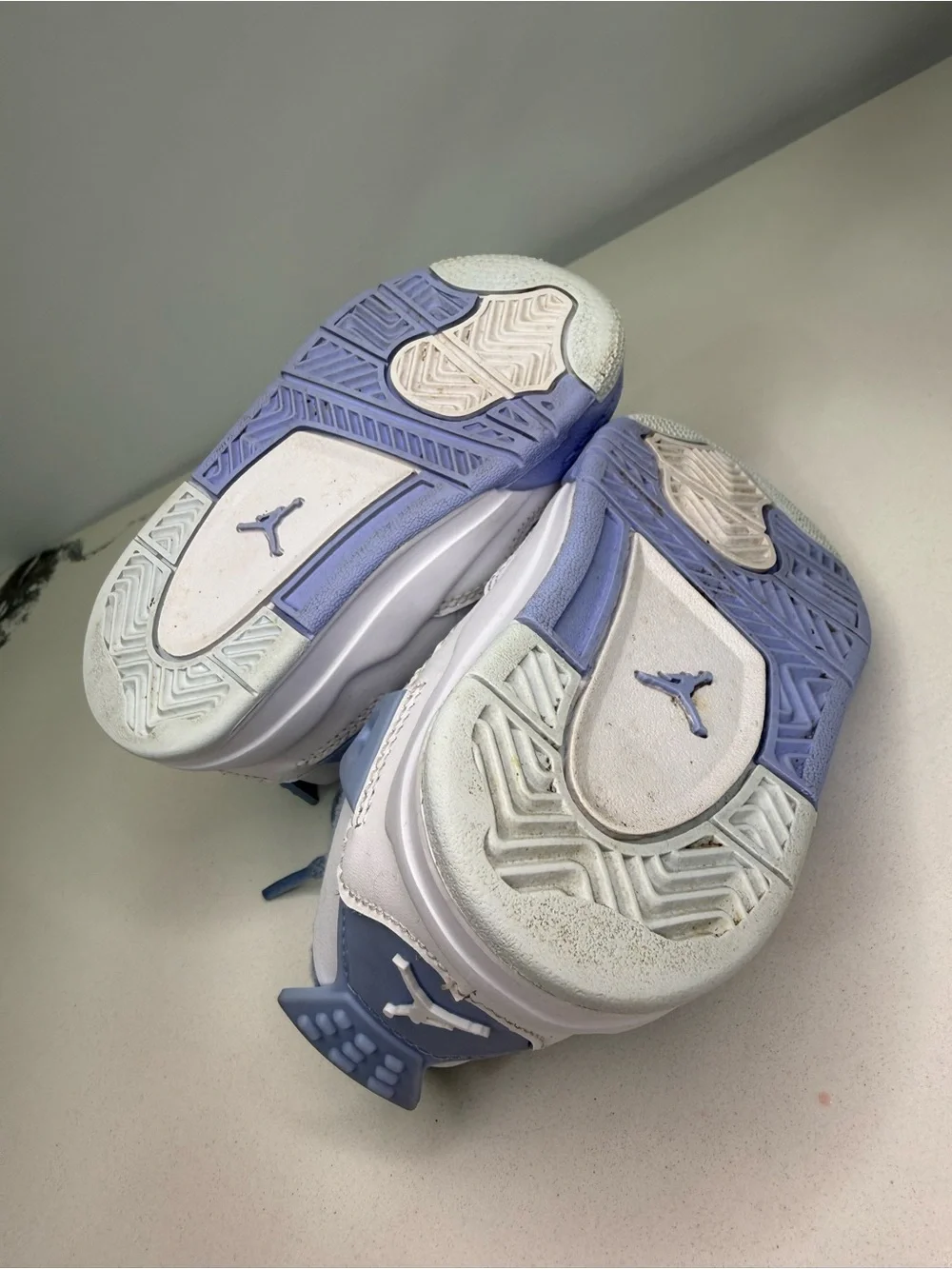 Nike Air Jordan 4 Retro Td 6C White Aluminum Blue Tint